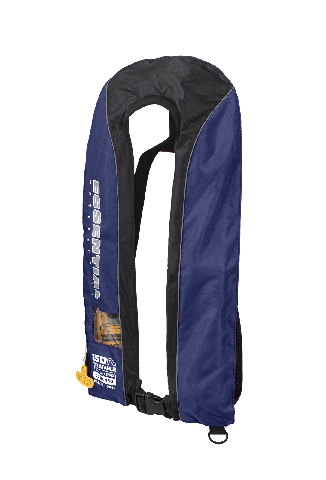 Essential Manual Inflatable Jacket Approved to AS 4758-1, Level 150 